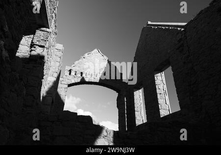 Foto: © Jamie Callister. New Slains Castle, Aberdeenshire Coastline, Aberdeenshire, Nordost-Schottland, 15. November, 2023 Stockfoto