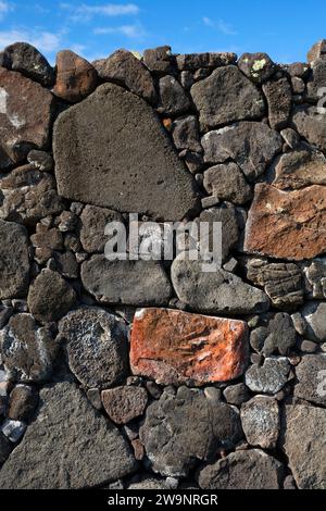 Die Chinesische Mauer, Puuhonua o Honaunau National Historical Park, Hawaii Stockfoto