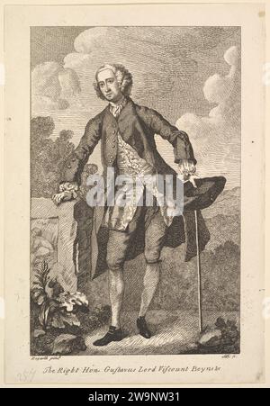 Die Rechte Gustavus Lord Viscount Boyne & c.. 1932 von William Hogarth Stockfoto