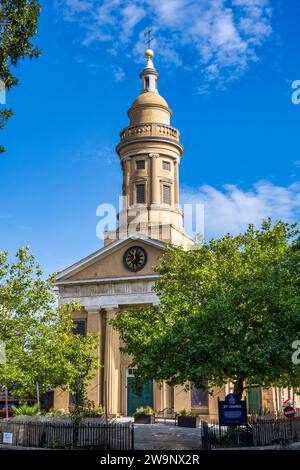 St James Konzert- und Versammlungssaal (früher Kirche von St James-the-less) an der College Street in St Peter Port, Guernsey, Kanalinseln Stockfoto