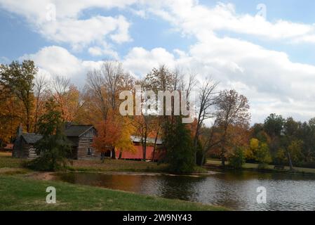 Fowler Park, Vigo County, Indiana Stockfoto