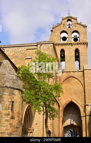 LaGuardia, San Juan Kirche (13-17. Jahrhundert). Alava, Euskadi, Spanien. Stockfoto