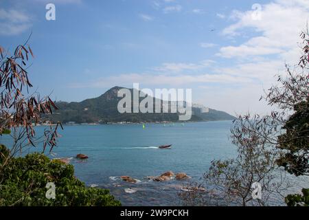 Hong Kong Meerblick von Stanley zum St. Stephen's Beach Stockfoto