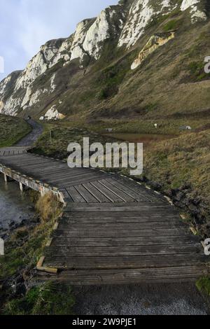 Samphire Hoe, Dover Stockfoto