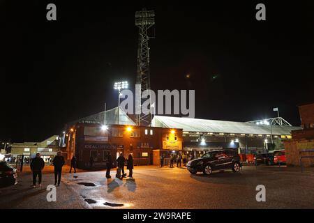 Peterborough, Großbritannien. Dezember 2023. Vorspiel beim Spiel Peterborough United gegen Barnsley EFL League One im Weston Homes Stadium, Peterborough, Cambridgeshire, am 29. Dezember 2023. Quelle: Paul Marriott/Alamy Live News Stockfoto