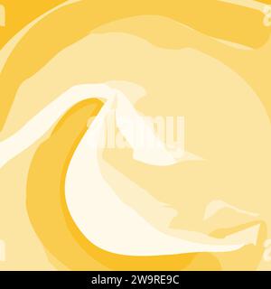 Vektor abstrakte Hintergrundtextur von Kreislinien in trendigen Sommergelb-Tönen. Sommer. Hintergrund für Hintergrundbilder oder Web, Poster, Banner, Broschüren oder Preisschilder, Etiketten, Begrüßungen oder Einladungen. EPS Stock Vektor