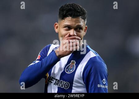 Dragon Stadium, Porto, Portugal. Dezember 2023. Von links nach rechts, Evanilson beim FC Porto gegen GD Chaves. Quelle: Victor Sousa/Alamy Live News Stockfoto