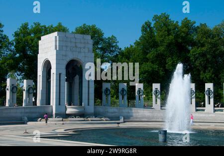 World War II Memorial, National Mall, District Of Columbia Stockfoto