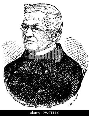 Adolphe Thiers (1797-1877), französischer Politiker!, (Bilderbuch, 1881), Adolphe Thiers (1797-1877), französischer Politiker!, Adolphe Thiers (1797-1877), homme politique francais ! Stockfoto