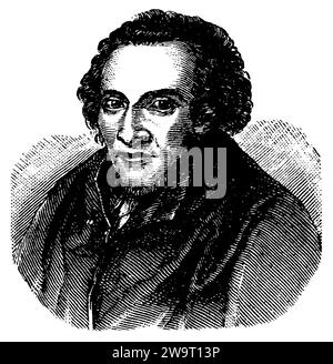 Moses Mendelssohn (1729-1786), deutscher Kaufmann und Philosoph, (Bildband, 1881), Moses Mendelssohn (1729-1786), deutscher Kaufmann und Philosoph, Moses Mendelssohn (1729–1786), Commercial et philosophe allemand Stockfoto