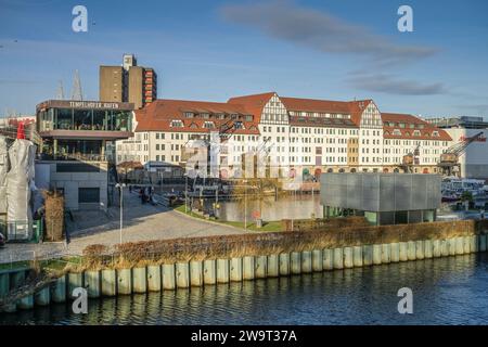 Tempelhofer Hafen, Tempelhof, Tempelhof-Schöneberg, Berlin, Deutschland *** Tempelhofer Hafen, Tempelhof, Tempelhof Schöneberg, Berlin, Deutschland Stockfoto