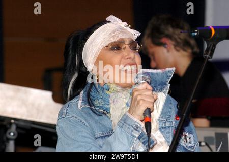 Mailand Italien 18.05.2004; Loredana Bertè während des Live-Konzerts im Theater Dal Verme Stockfoto