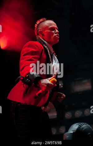 Keith Flint - The Prodigy, V2010, Hylands Park, Chelmsford, Essex, Großbritannien - 22. August 2010 Stockfoto