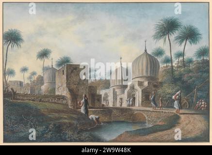 Gräber großer arabischer Heiliger in Rosetta, Ägypten 2009 von Luigi Mayer Stockfoto