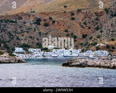 Loutro Village, Region Chania, Kreta, Griechenland Stockfoto