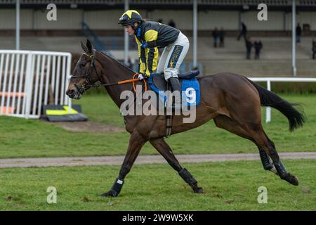 Kilford's Queen, geritten von Tabitha Worsley und trainiert von Nick Gifford, Rennen über Hürden in Wincanton am 10. März 2022 Stockfoto