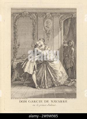 Dom Garcie de Navarre ou le Prince Jaloux, aus Gravures de Boucher pour les oeuvres de Moliere [Figures de Boucher pour Moliere] 1942 von Laurent Cars Stockfoto