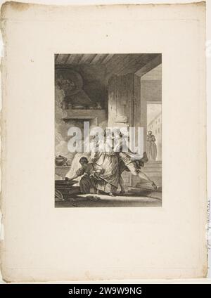 On ne s'avise jamais du tout, von 'Contes et nouvelles en vers par Jean de La Fontaine. A Paris, de l'imprimerie de P. Didot, l'an III de la Republique, 1795' 1933 von Jean Honore Fragonard Stockfoto