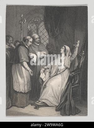 Katharina von Aragon und Kardinal Wolsey (Shakespeare, König Heinrich VIII., Akt 3, Szene 1) 1941 von Edward J. Potbury Stockfoto