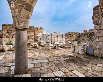 Schloss Nerantzia, Stadt Kos, Insel Kos, Dodekanese, Griechenland Stockfoto