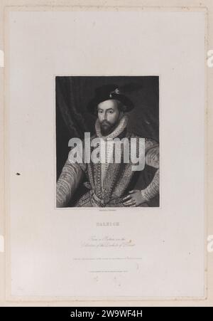 Sir Walter Raleigh 1958 von James Posselwhite Stockfoto