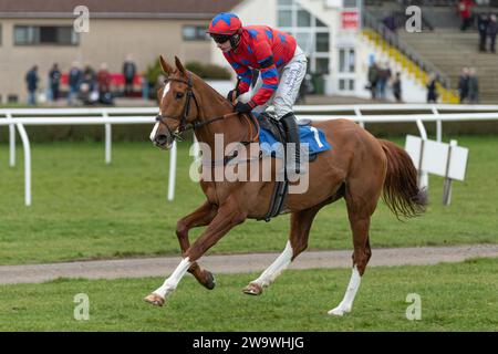 Off the Planet, geritten von Tom O'Brien und trainiert von Philip Hobbs, Rennen in Wincanton am 10. März 2022 Stockfoto