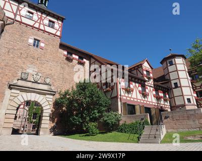 Nürnberger Burg Kaiserburg In Nürnberg Stockfoto