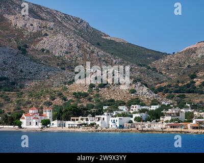 Livadia Village, Insel Tilos, Dodekanese, Griechenland Stockfoto