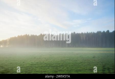 Scottish Lowlands Panorama Zwischen Dundee Und Perth Stockfoto