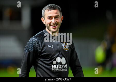 Burslem, Großbritannien, 29. Dezember 2023. Port Vale 3-0 Blackpool, EFL League One. Quelle: TeeGeePix/Alamy Live News Stockfoto