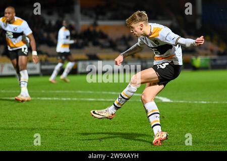 Burslem, Großbritannien, 29. Dezember 2023. Port Vale 3-0 Blackpool, EFL League One. Quelle: TeeGeePix/Alamy Live News Stockfoto