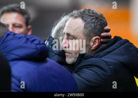 Burslem, Großbritannien, 29. Dezember 2023. Port Vale 3-0 Blackpool, EFL League One. Quelle: TeeGeePix/Alamy Live News Stockfoto