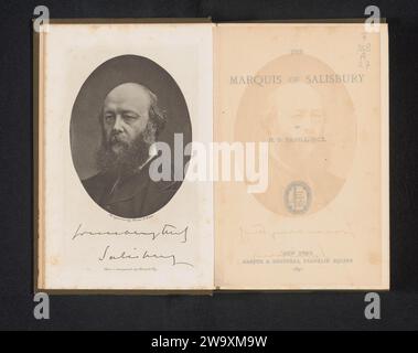 Portret van Robert Arthur Talbot Gascoyne-Cecil, derde markies van Salisbury, Elliott & Fry, ca. 1886 - in oder vor 1891 photomechanischen Druck London (möglicherweise)Glasgow Papier historische Personen Stockfoto