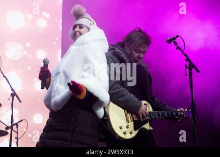 Edinburgh, Schottland, Großbritannien. 30. Dezember 2023. Bjorn trat am 30. Dezember 2023 in Edinburgh Hogmanays Night Afore Disco Party in Princes Street Gardens auf Credit: Chantal Guevara/Alamy Live News Stockfoto