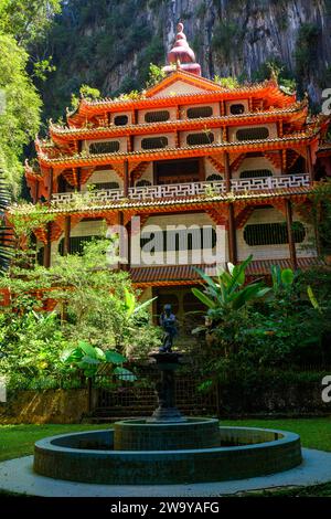 Der versteckte Tempel im Sam Poh Tong Tempel, Ipoh, Perak, Malaysia Stockfoto