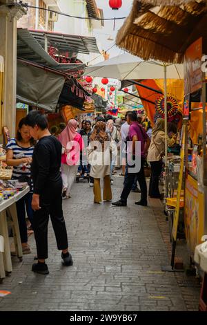 Concubine Lane, Ipoh, Perak, Malaysia Stockfoto