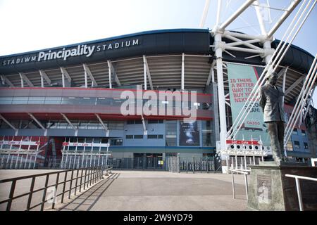 Das Fürstentum Stadium in Cardiff, Wales in Großbritannien Stockfoto