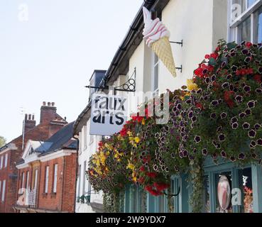 Marlborough, Wiltshire, Vereinigtes Königreich 09 21 2019 das Stadtzentrum von Marlborough, Wiltshire, Vereinigtes Königreich Stockfoto
