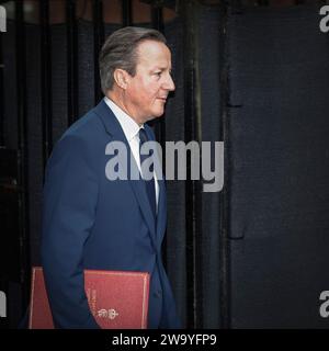 London, UK 12. Dezember 2023. Die Minister nehmen an der wöchentlichen Kabinettssitzung in der Downing Street 10 in Westminster, London, England, Teil. Stockfoto