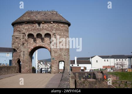 Das Gate House in Monmouth, in Monmouthshire, Wales in Großbritannien Stockfoto