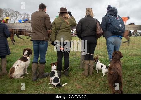 Horseheath, Cambridgeshire, 31. Januar 2023. Die Rennsaison begann auf der Pferderennbahn Horseheath in der Nähe von Cambridge. Quelle: Headlinephoto/Alamy Live News. Stockfoto