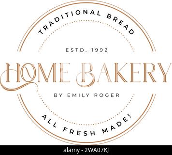 Free Vector | Bakery Logo Vorlage bearbeitbare Datei Stock Vektor