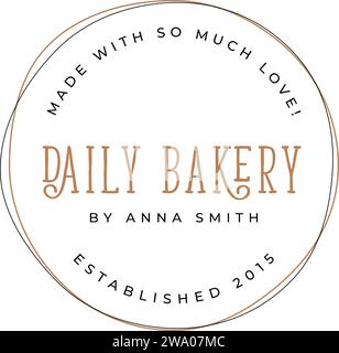 Free Vector | Bakery Logo Vorlage bearbeitbare Datei Stock Vektor