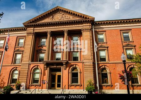 New Bedford City Hall, William Street, New Bedford, Massachusetts Stockfoto