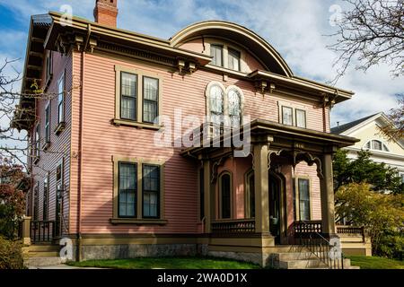 Ivory Bartlett House, County Street, New Bedford, Massachusetts Stockfoto