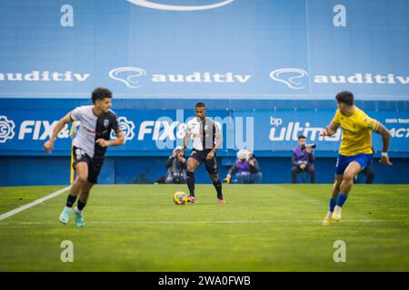 Lissabon, Portugal. Dezember 2023 30. Pastor des SC Farence wurde während des Liga Portugal Betclic Spiels zwischen Estoril Praia und SC Farense im Estadio Antonio Coimbra da Mota gesehen. Endergebnis; Estoril Praia 4: 0 SC Farense. (Foto: Henrique Casinhas/SOPA Images/SIPA USA) Credit: SIPA USA/Alamy Live News Stockfoto