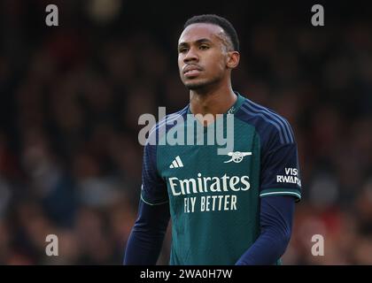 London, Großbritannien. Dezember 2023 30. Gabriel of Arsenal während des Premier League-Spiels im Craven Cottage, London. Der Bildnachweis sollte lauten: Paul Terry/Sportimage Credit: Sportimage Ltd/Alamy Live News Stockfoto