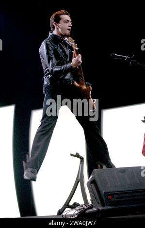 Mailand Italien 25.05.2000: Morgan Sänger und Gitarrist der italienischen Bluvertigo-Gruppe, während eines Live-Konzerts im MTV Sonic Stockfoto