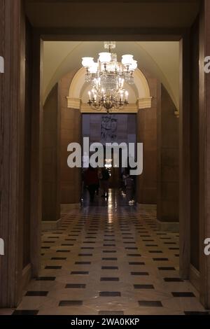 Hall of Capitol Building in Washington DC Stockfoto