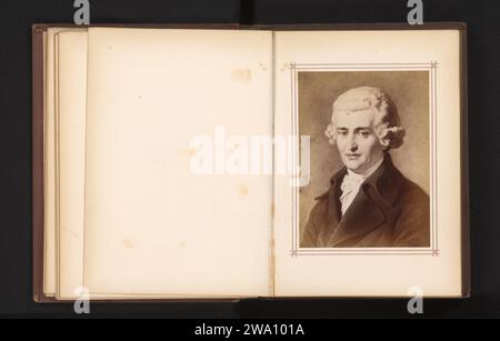 Fotoproduktion eines Porträts von Franz Joseph Haydn von Carl Jaeger, Anonym, nach Carl Jaeger, um 1865 - um 1875 fotografische Trägeralbumendruckkomponisten Stockfoto
